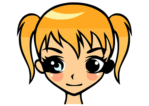 Blonde Anime Character Avatar