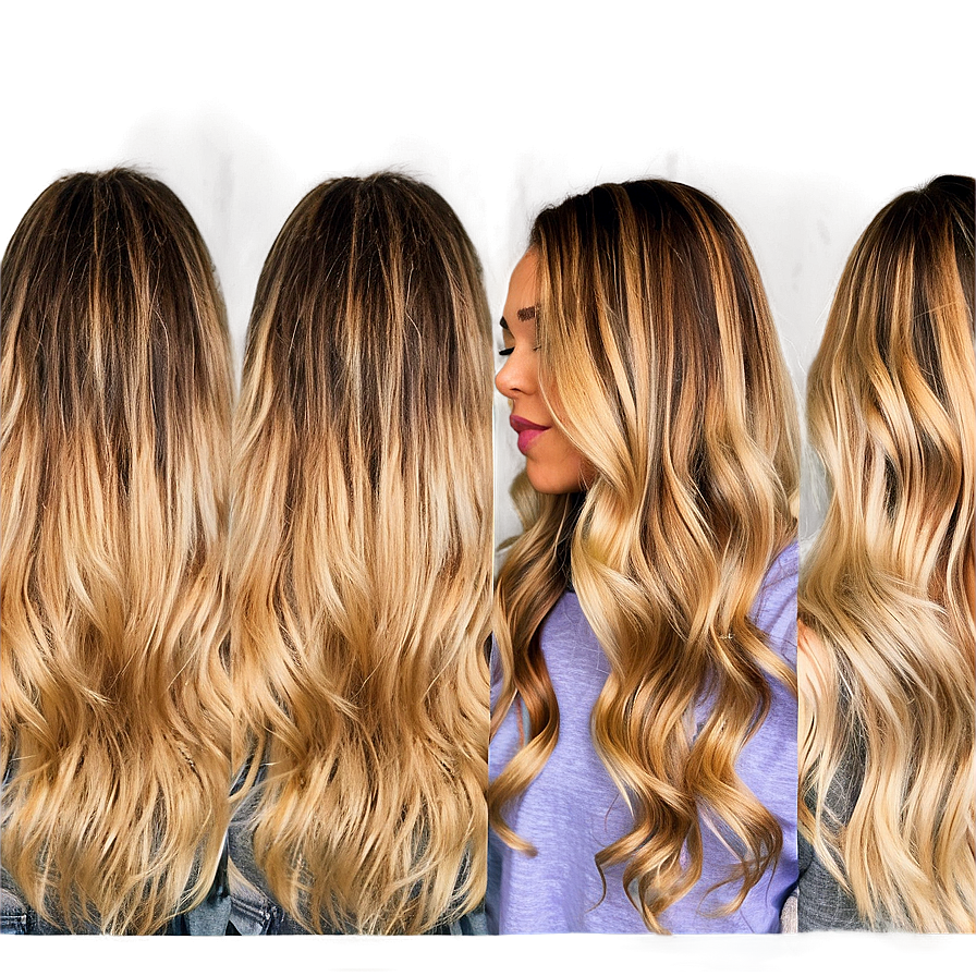 Blonde Balayage Beauty Png 41