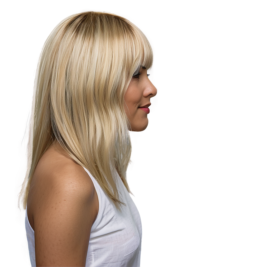 Blonde Bangs For Long Hair Png 06282024