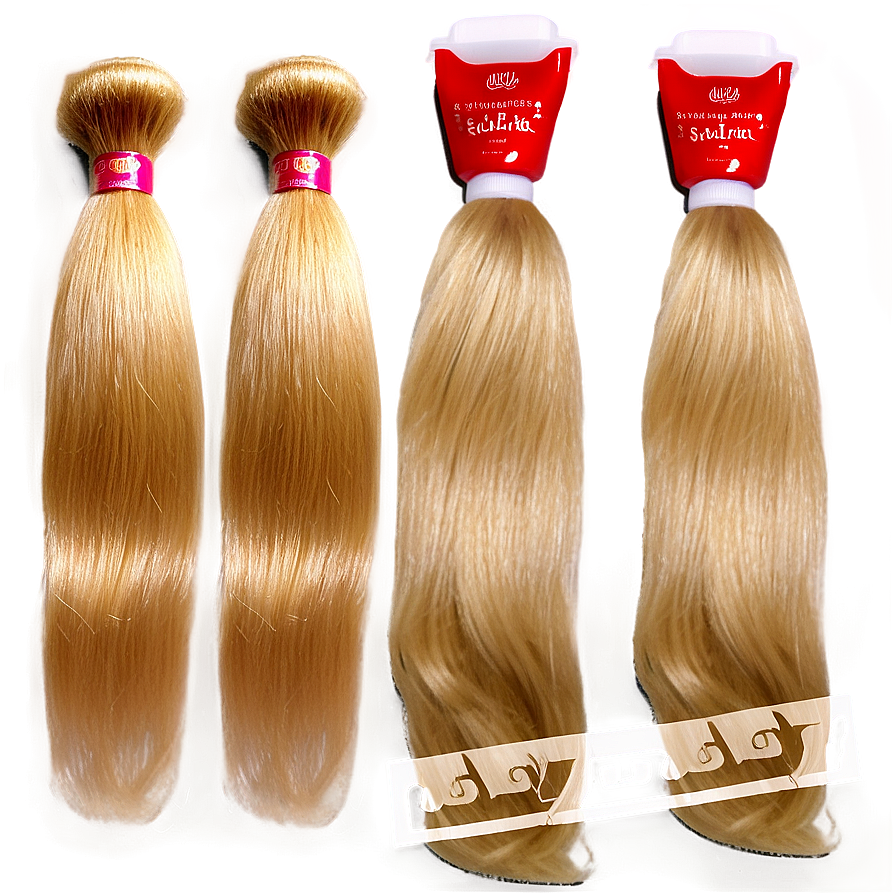 Blonde Hair Bundles Png 35