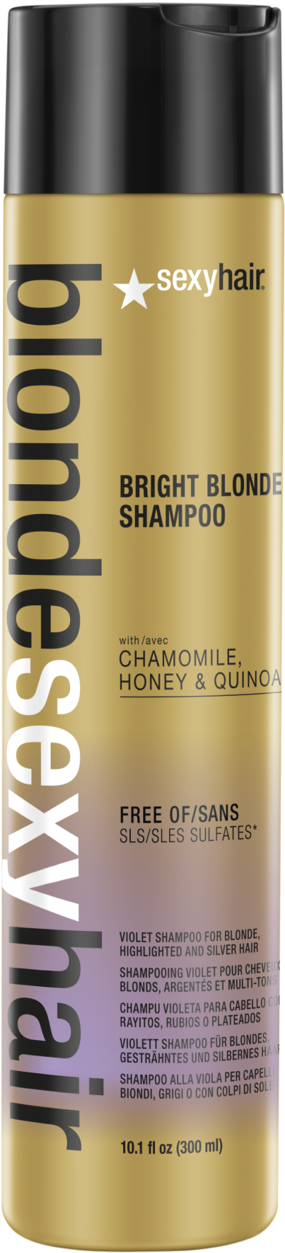 Blonde Hair Care Shampoo Bottle