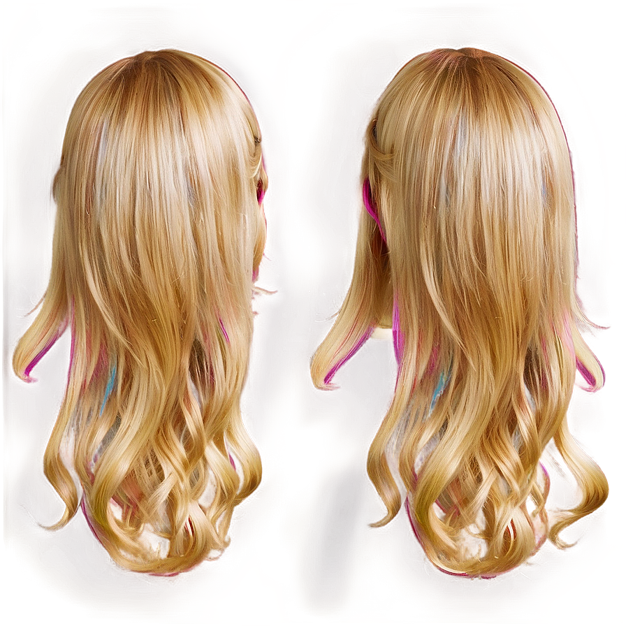 Blonde Hair With Bangs Png 31