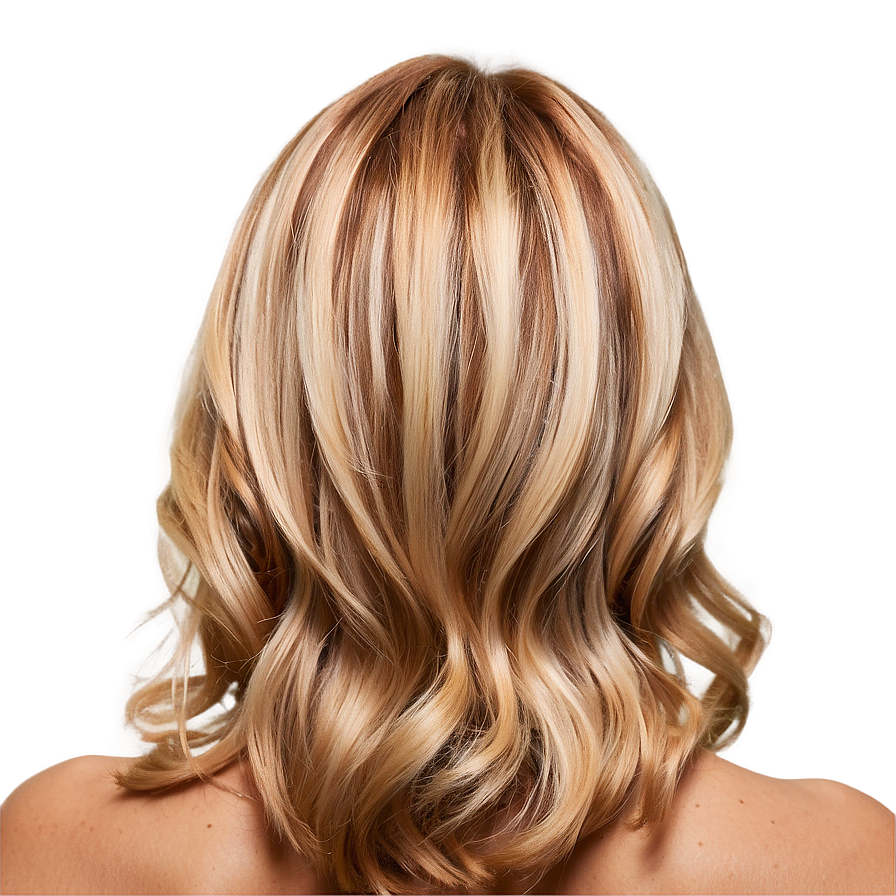 Blonde Hair With Lowlights Png Qee24