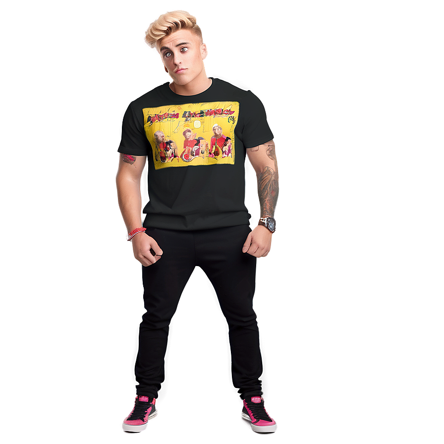 Blonde Haired Manin Graphic Tee