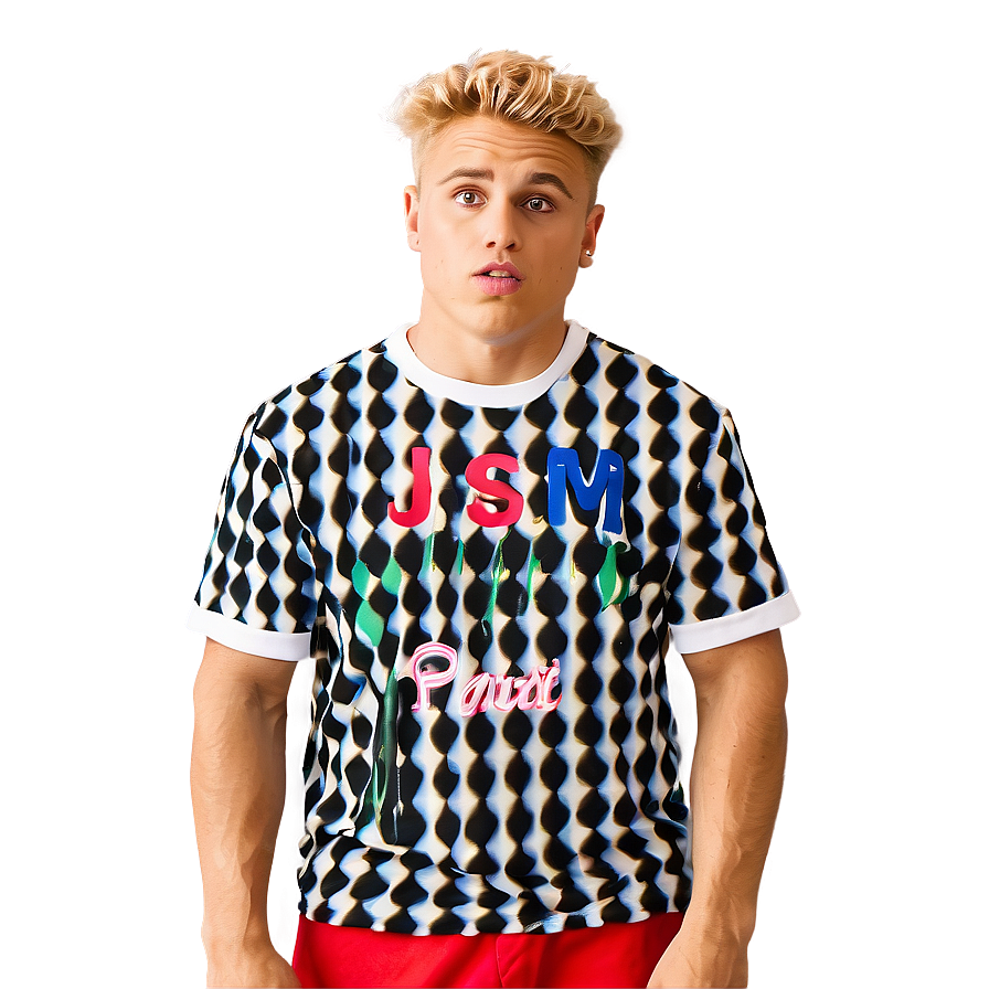 Blonde Manin Patterned Shirt