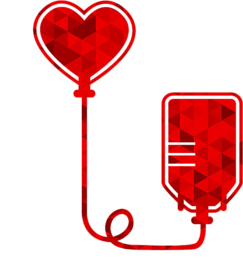 Blood Donation Heartand Bag Icon