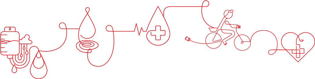 Blood Donation Process Graphic