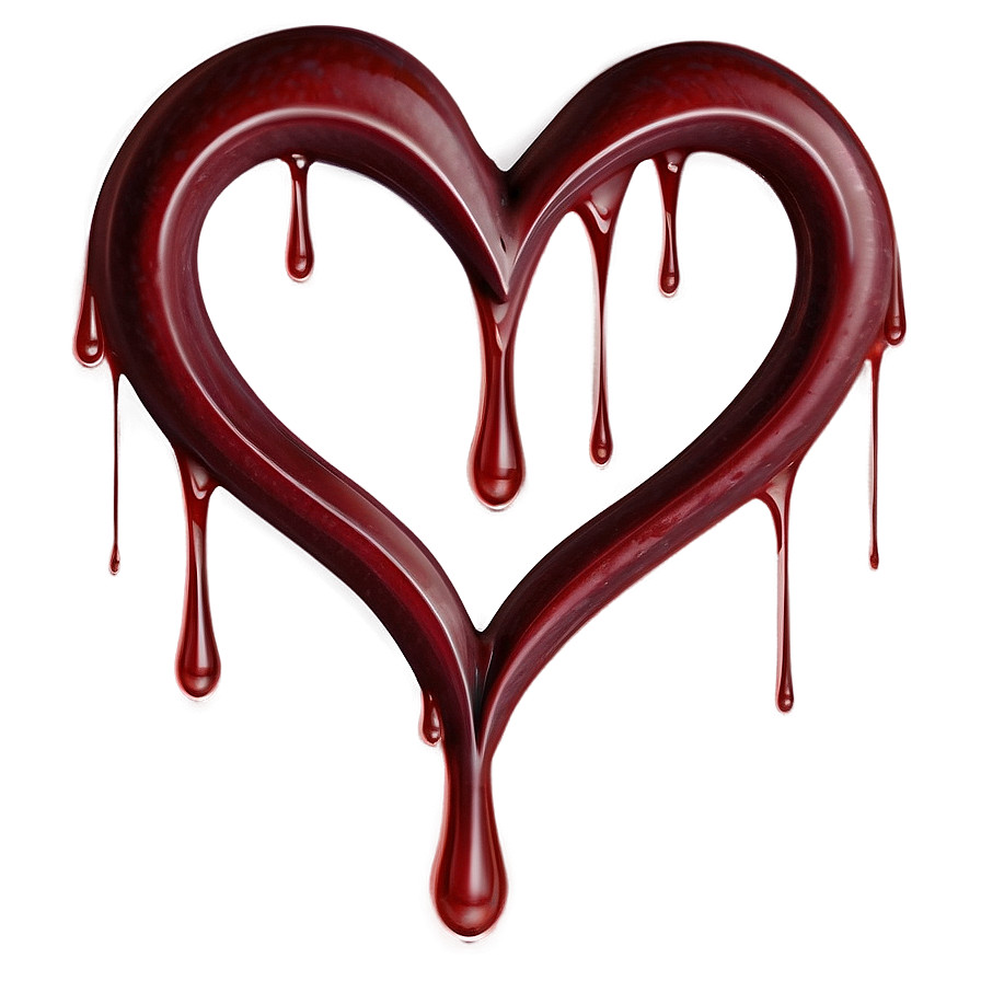 Blood Dripping Heart Png Kdy36