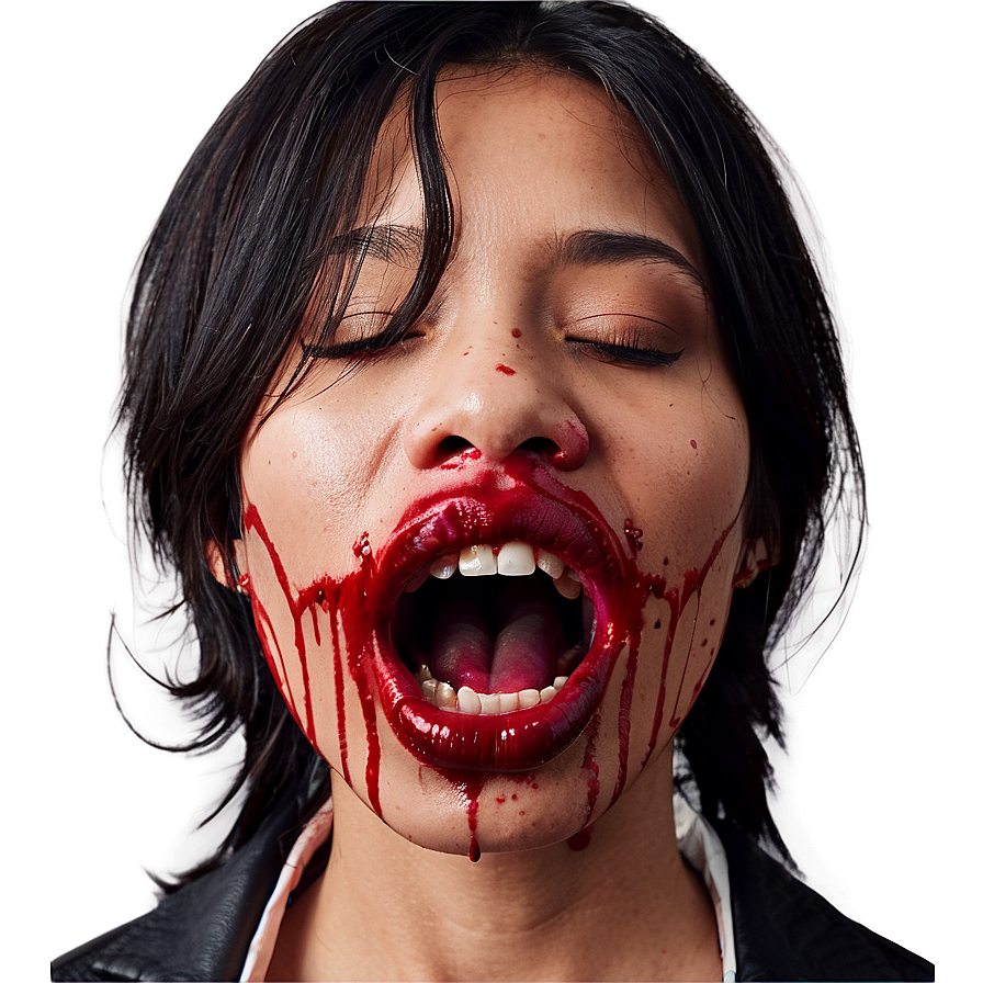 Blood Dripping Mouth Png 16