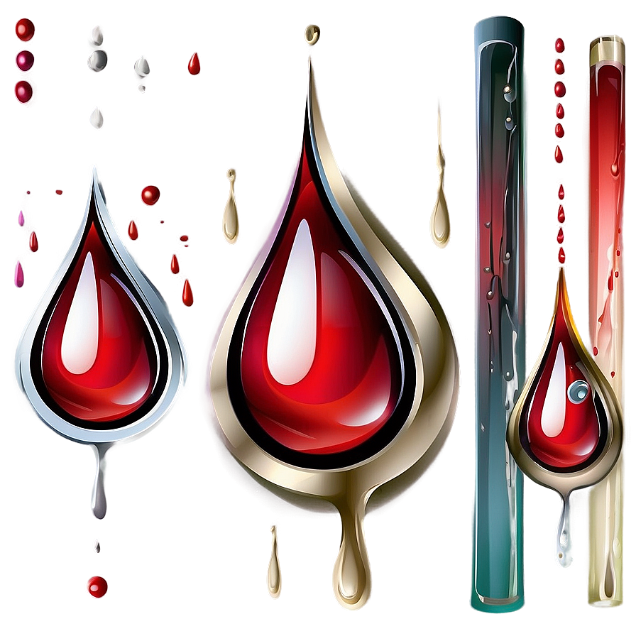 Blood Drop Vector Art Png Eii