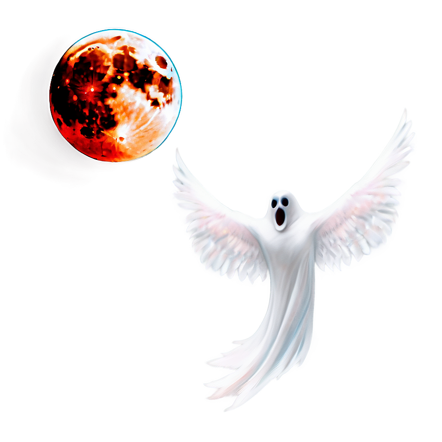 Blood Moon And Ghost Png 06112024