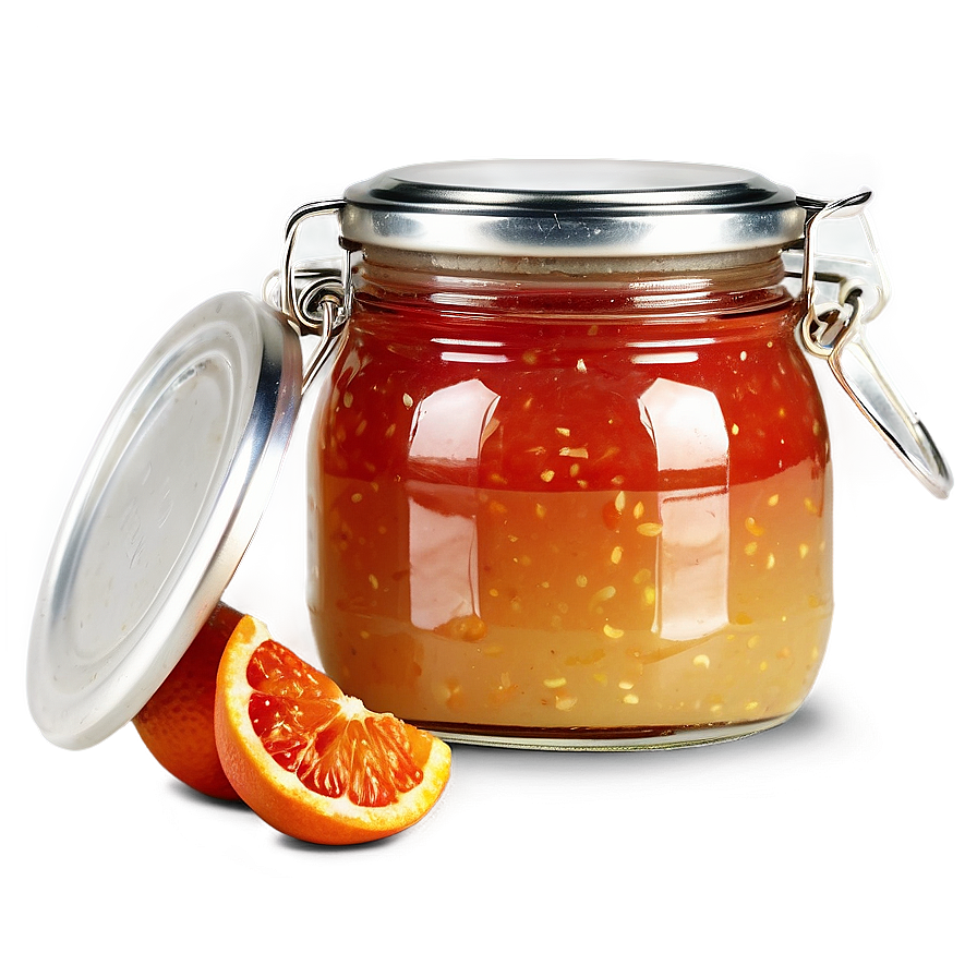 Blood Orange Marmalade Jar Png Wiq