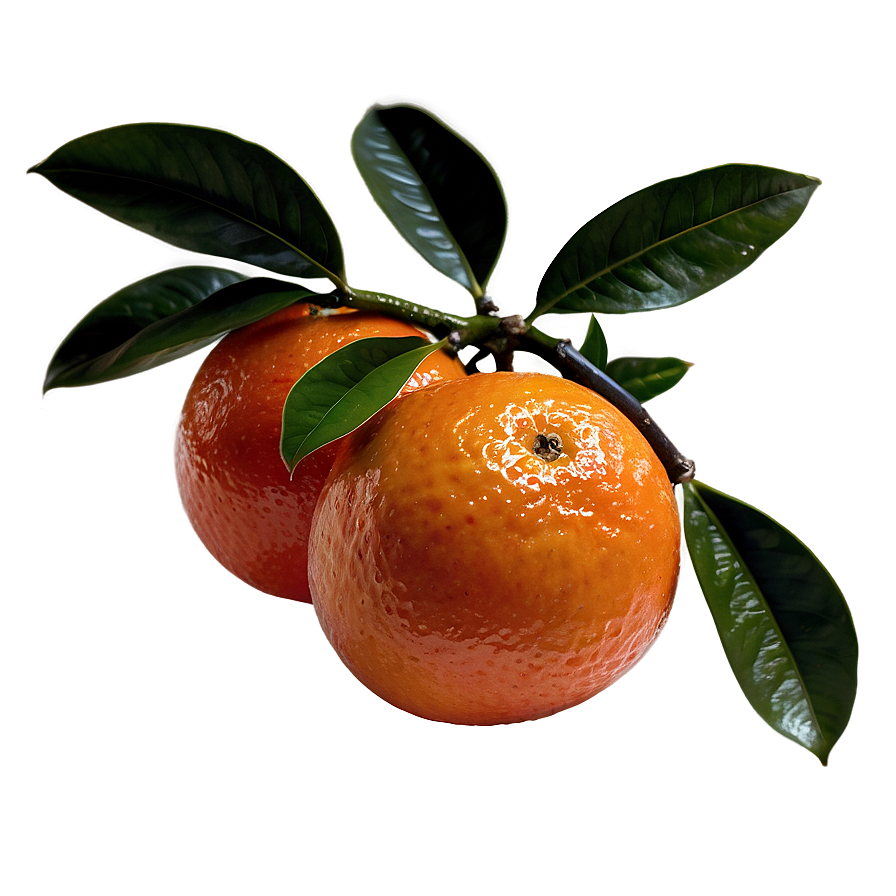 Blood Orange On Branch Png 06252024