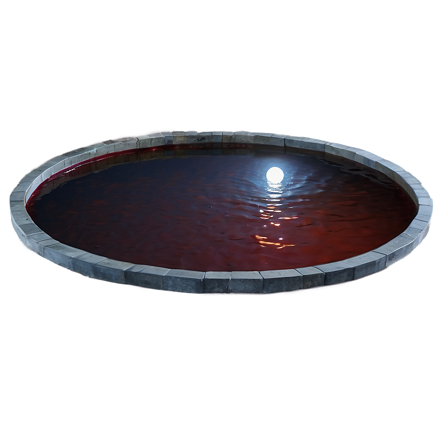 Blood Pool In Moonlight Png 06122024