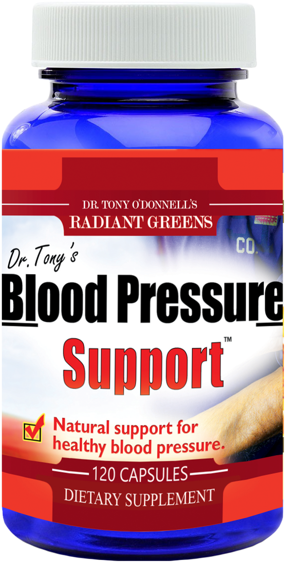 Blood Pressure Support Supplement Bottle