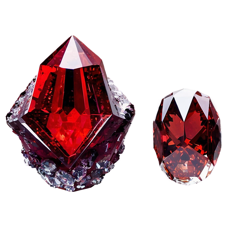 Blood Red Crystal Png 06242024