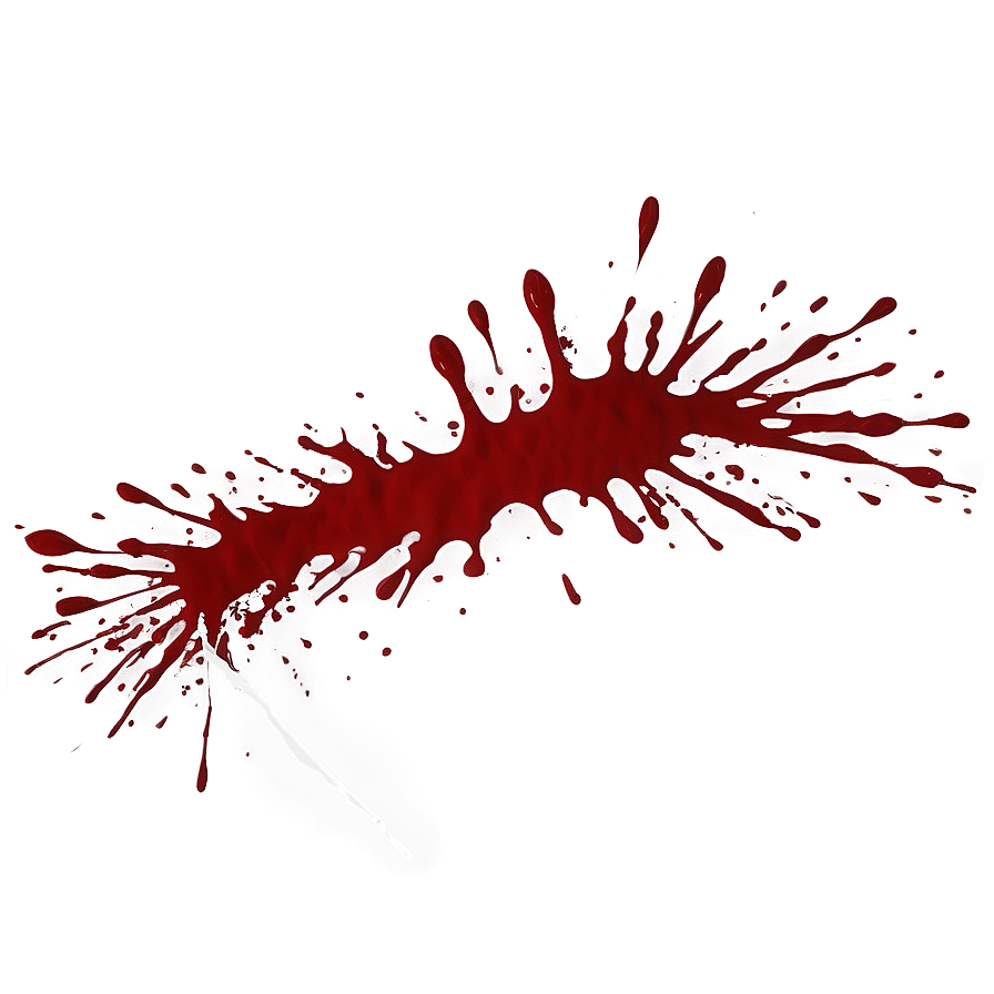 Blood Red Splat Design Png 06262024