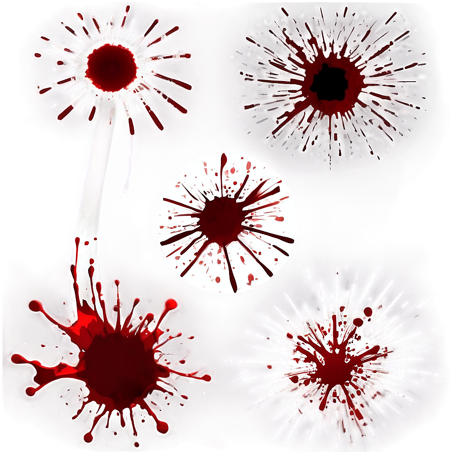 Blood Splatter Collection Png 45