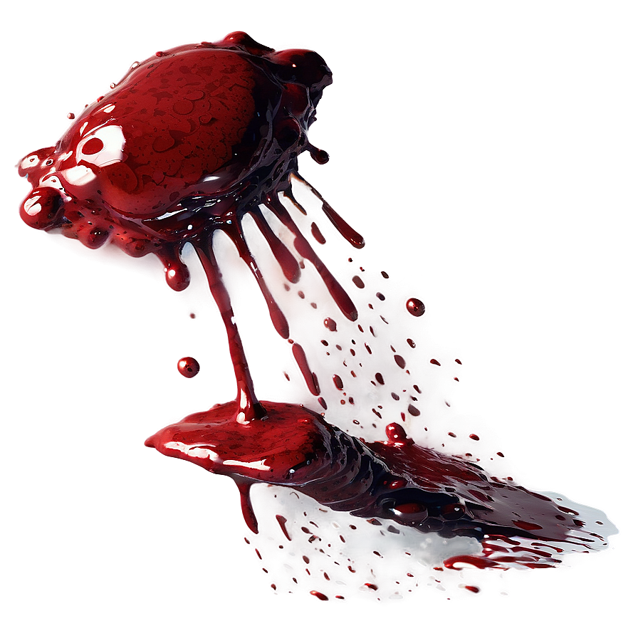 Blood Splatter Horror Png 60