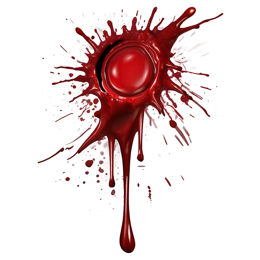 Blood Splatter Png For Design 05262024