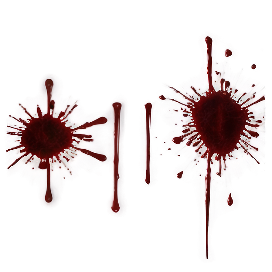 Blood Splatter Transparent For Film Editing 05262024