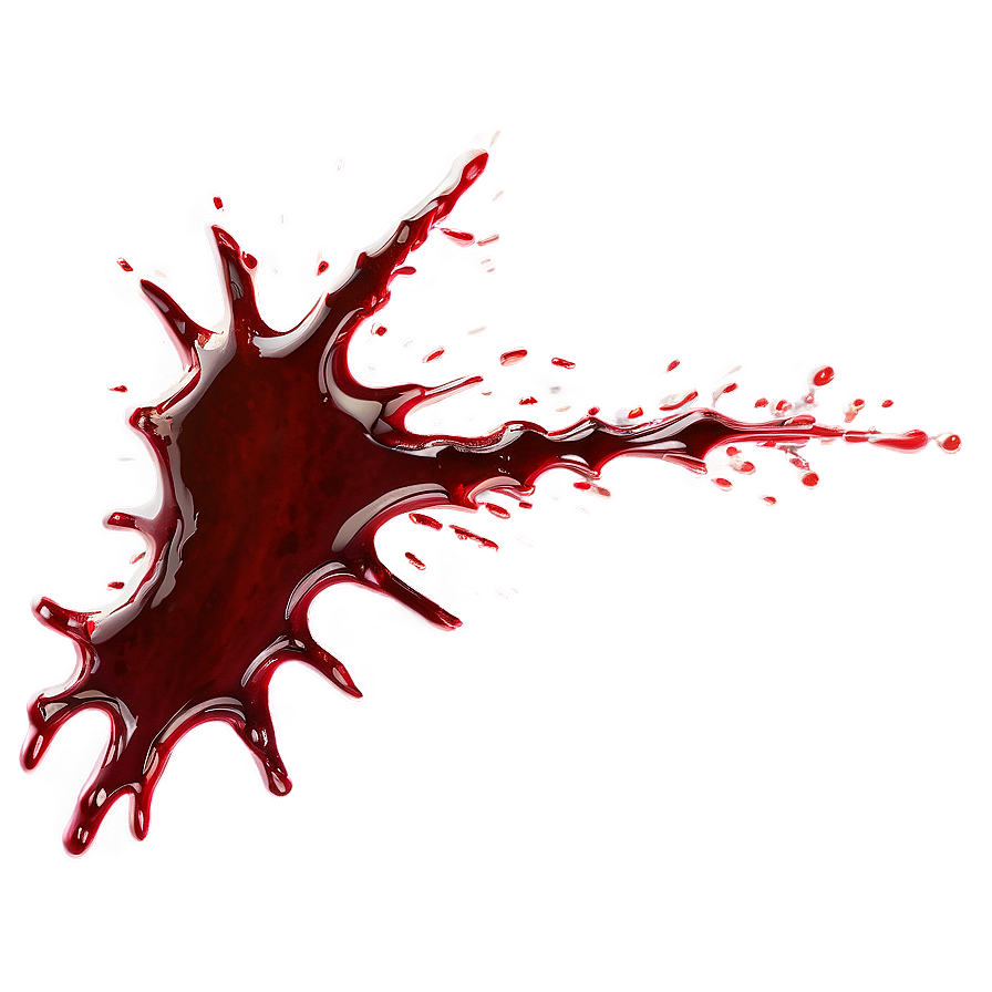 Blood Splatter Transparent For Halloween Gxe57