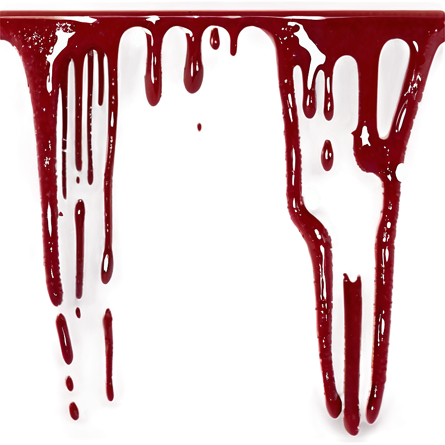 Blood Splatter Transparent Graphic Nod4