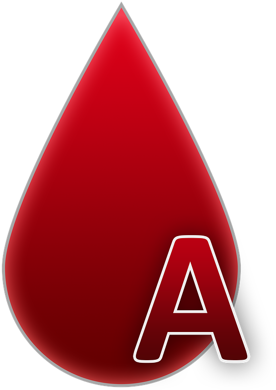 Blood Type A Drop Icon