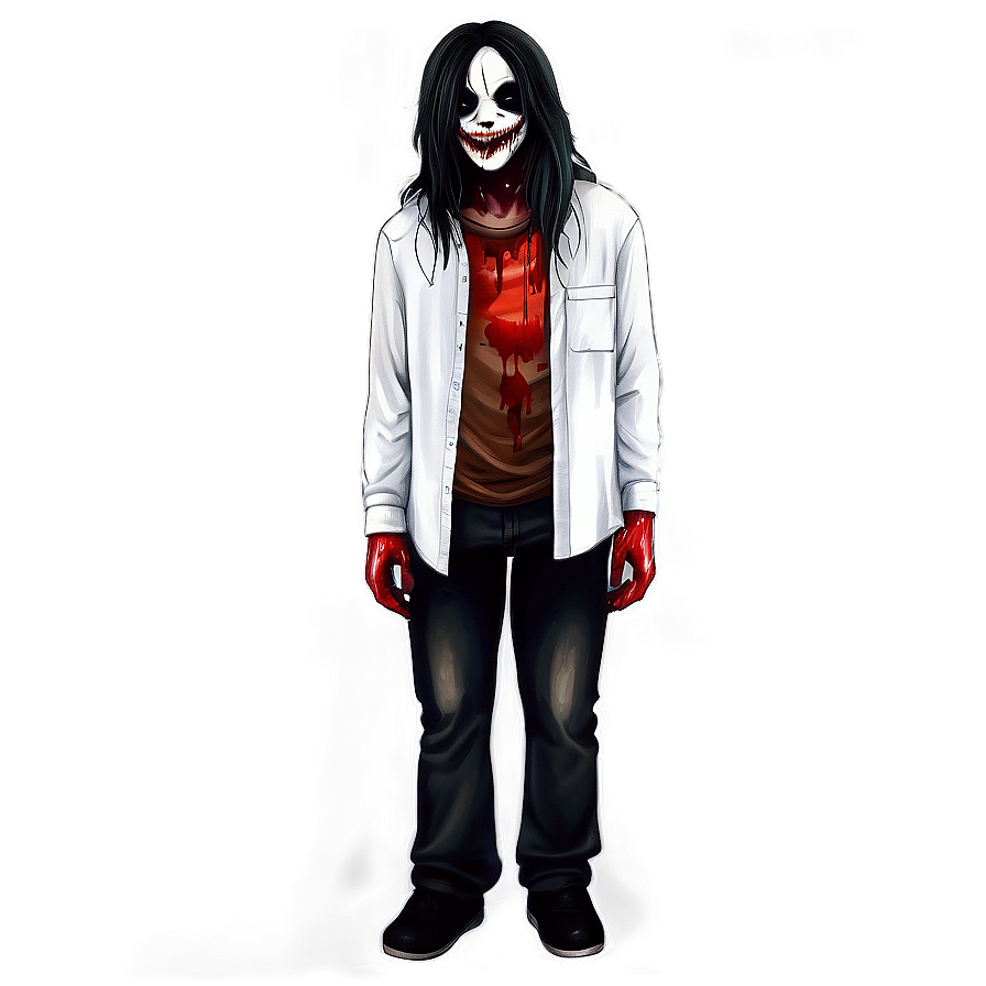 Bloodied Jeff The Killer Appearance Png 06252024