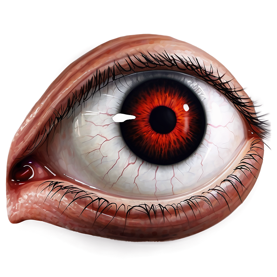 Bloodshot Eye Realistic Drawing Png Ibw