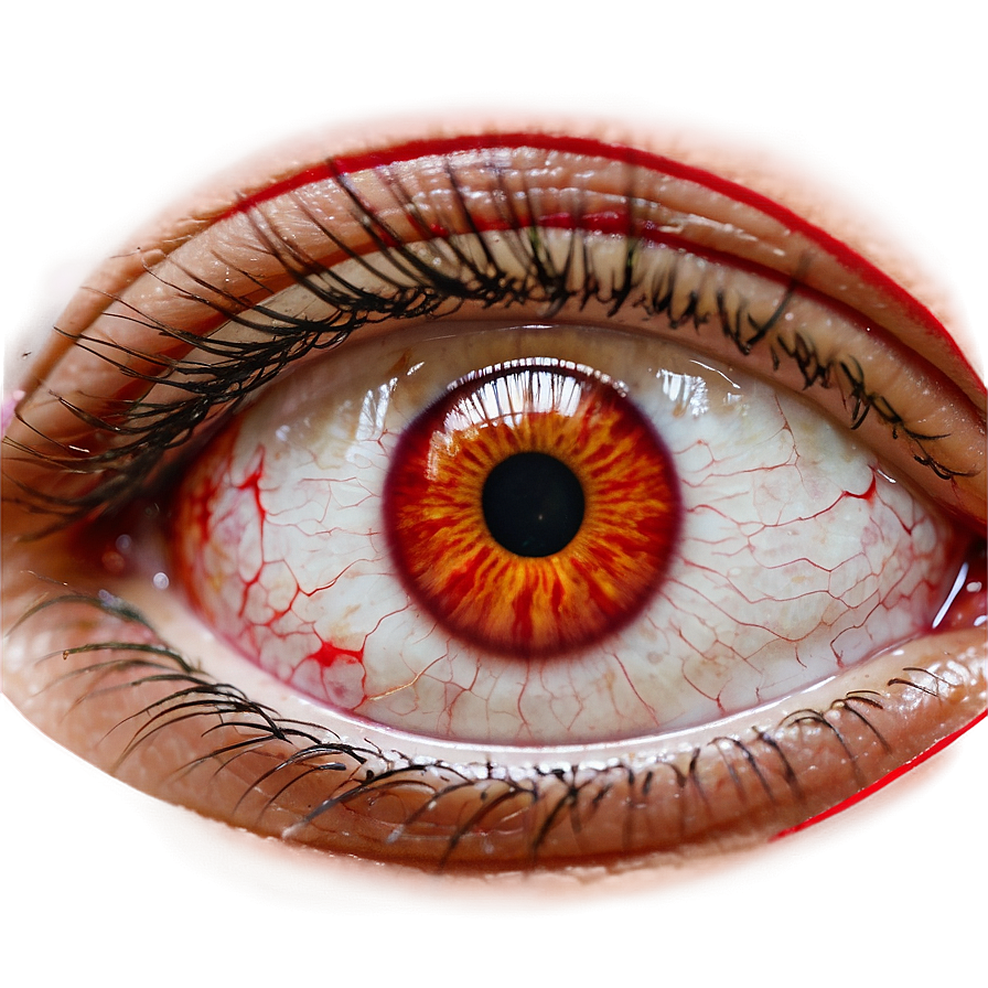 Bloodshot Eye Symptoms Representation Png Qds40