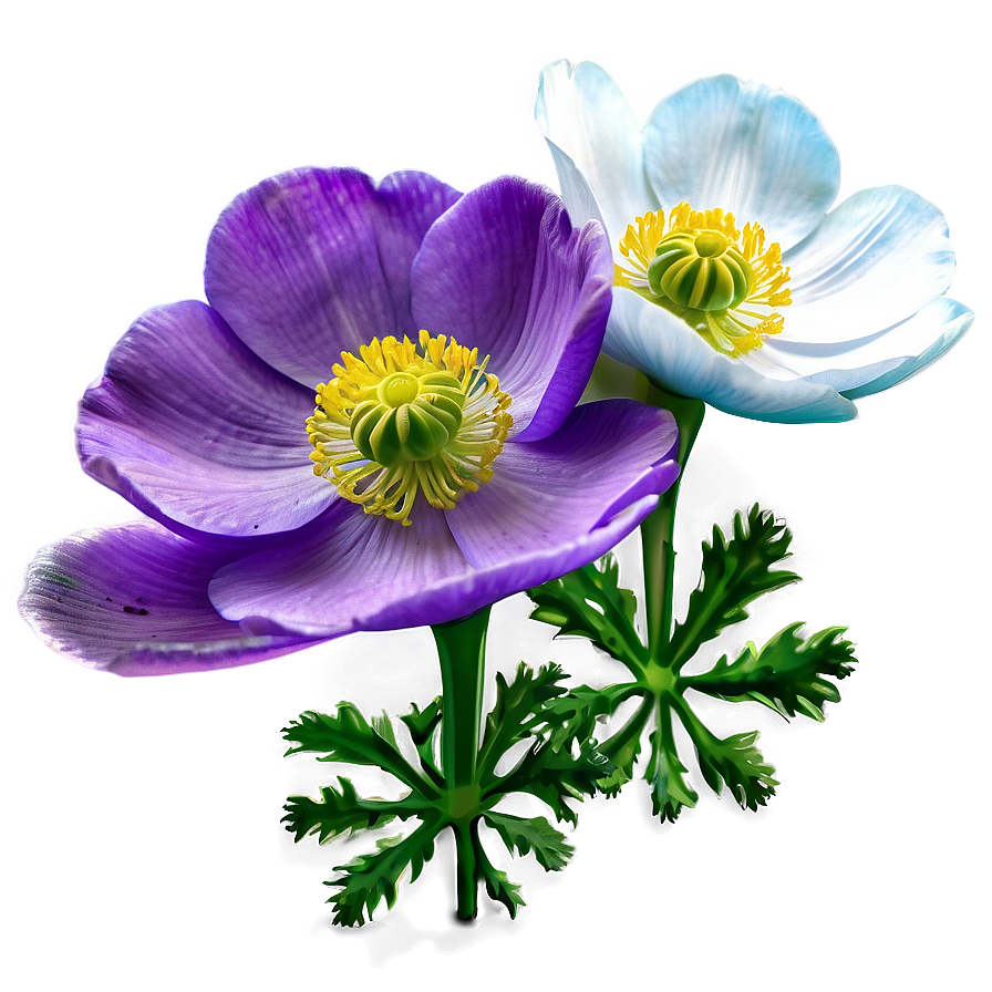 Blooming Anemone Png Hen