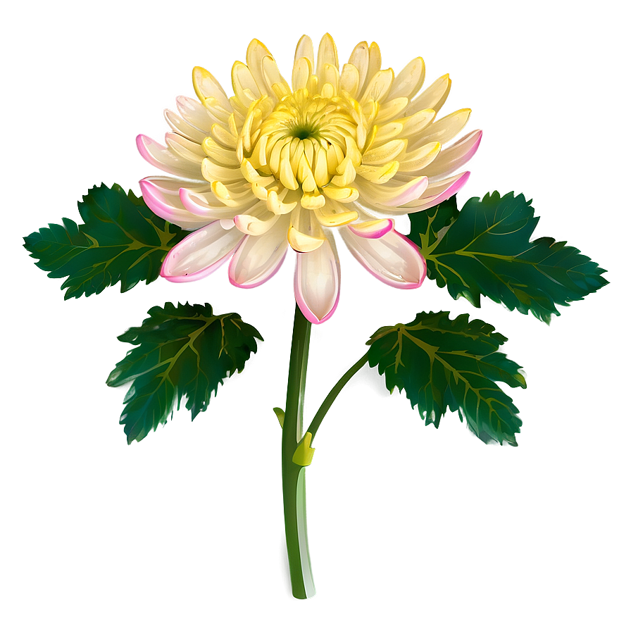 Blooming Chrysanthemum Png 91