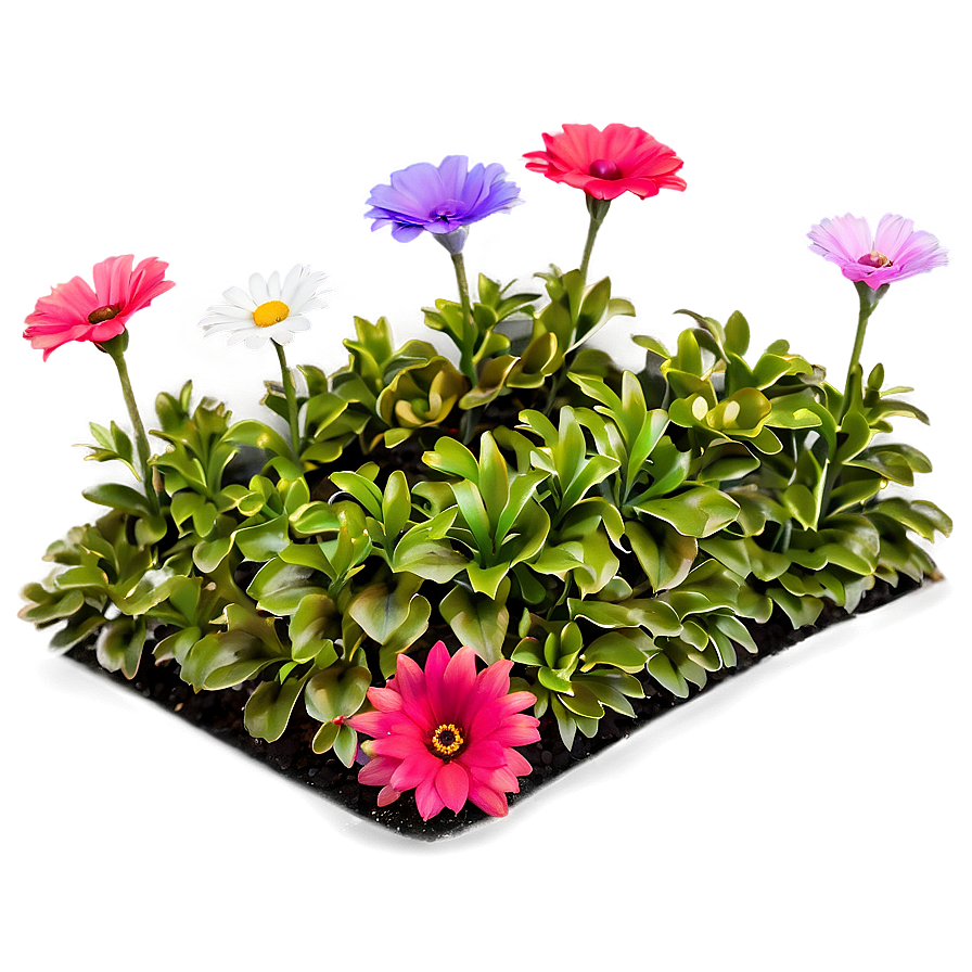 Blooming Flower Bed Png Gfx