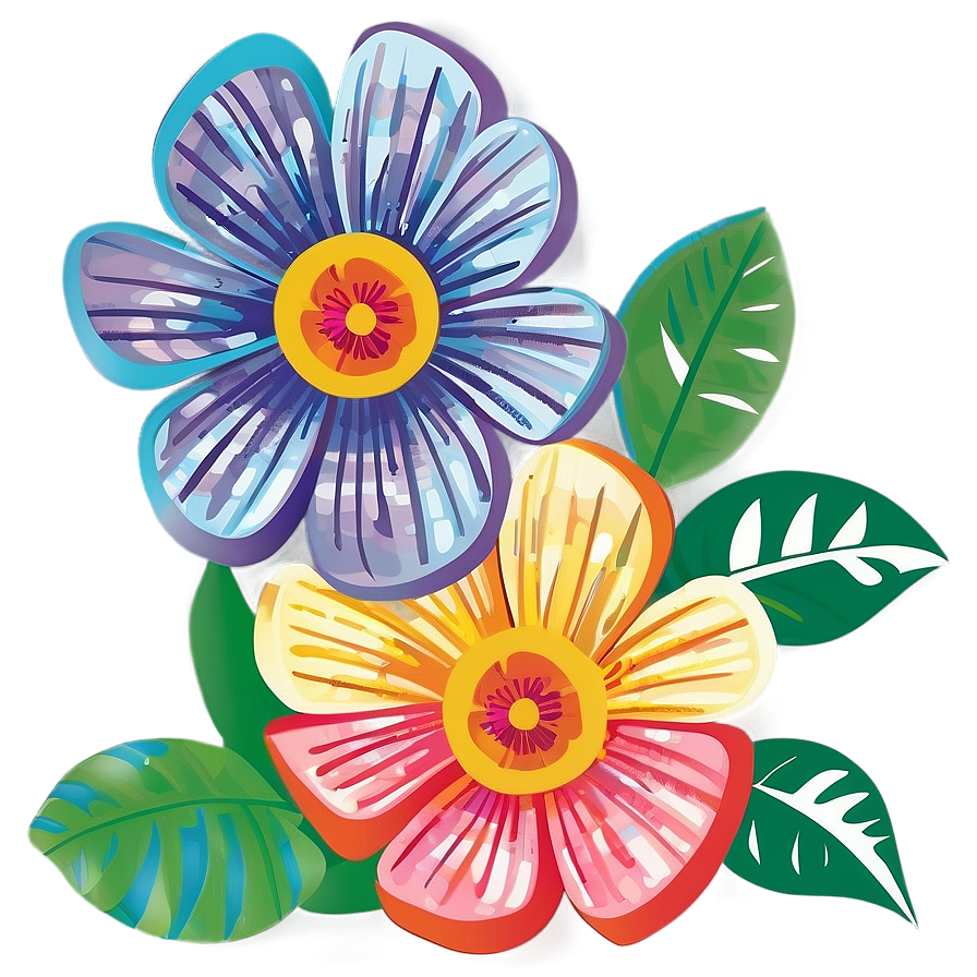 Blooming Flower Cricut Template Png 06282024