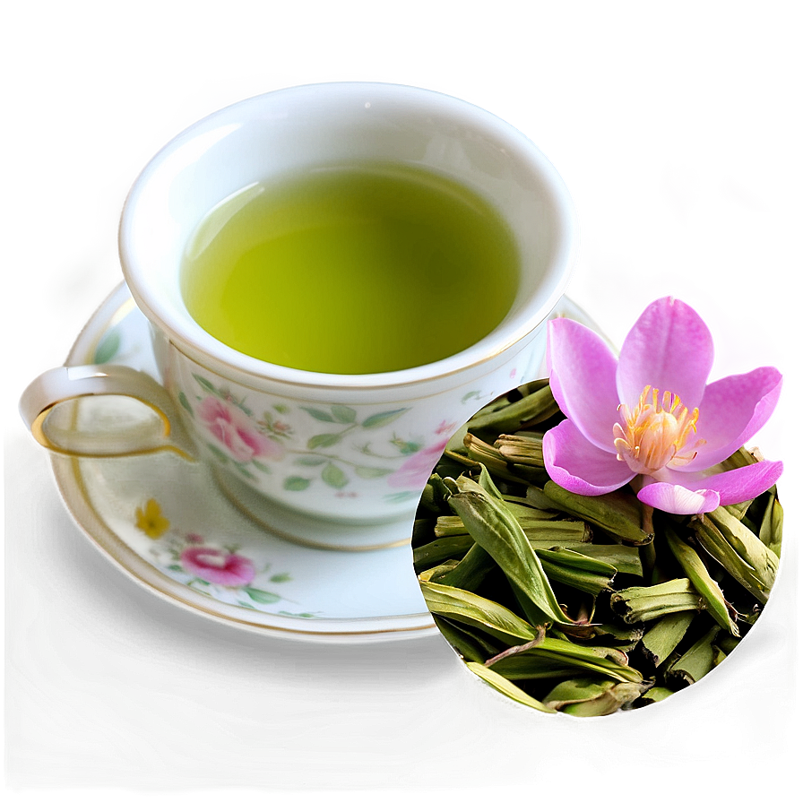 Blooming Green Tea Flower Png 94