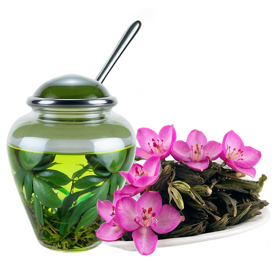 Blooming Green Tea Flower Png Iga43