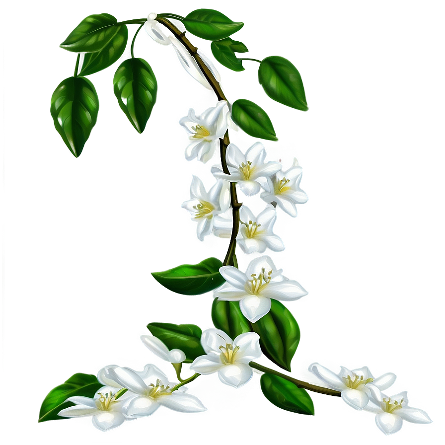 Blooming Jasmine Vine Png 73