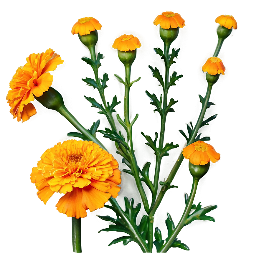 Blooming Marigold Png Dst