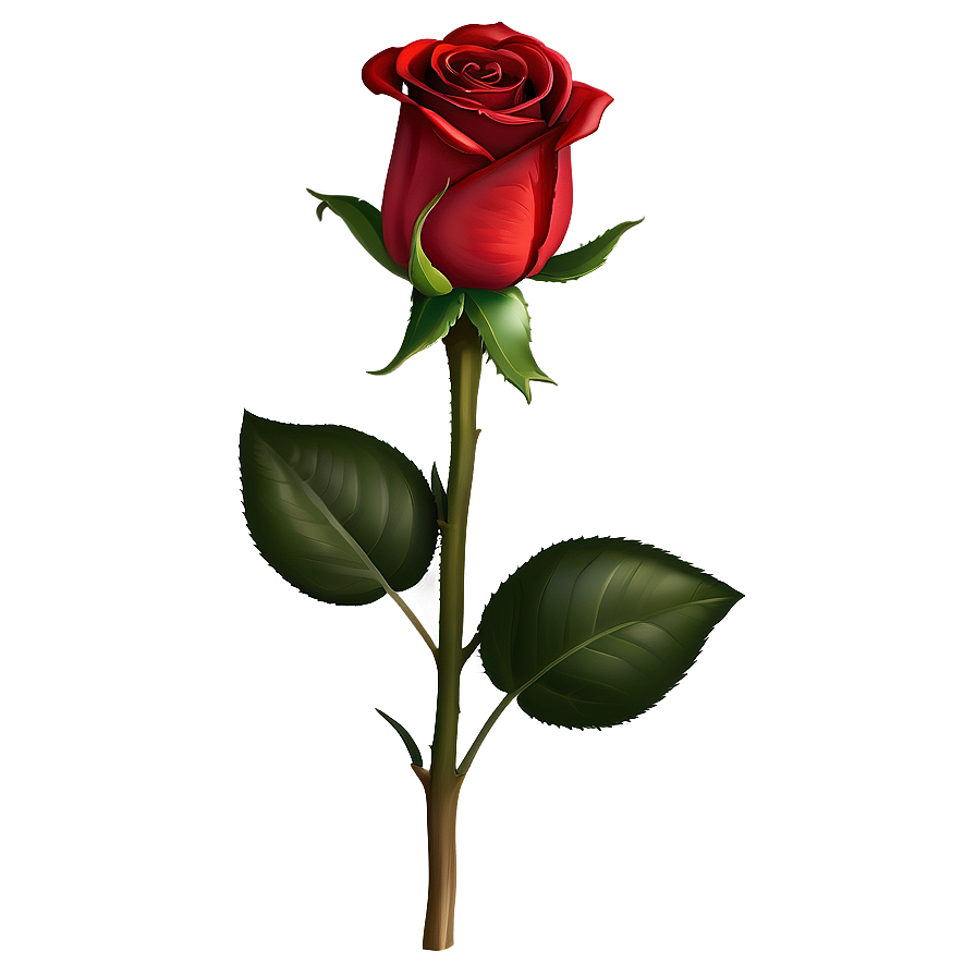 Blooming Red Rose Png 89