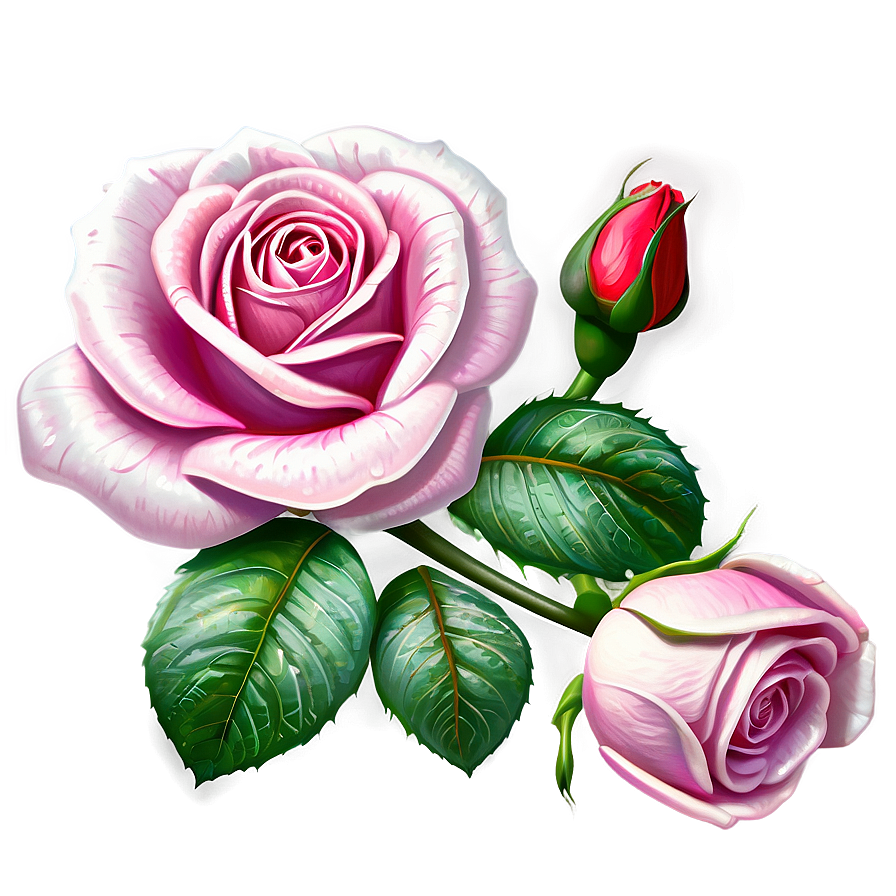 Blooming Rose Clipart Png 06272024