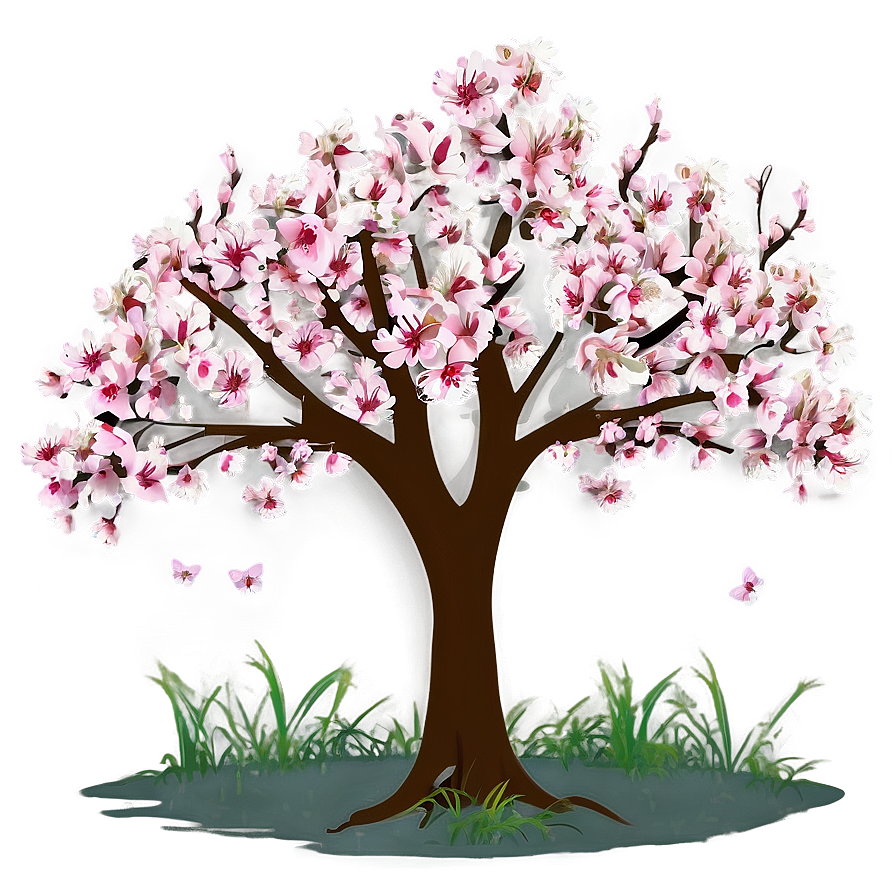 Blooming Spring Tree Png Huc