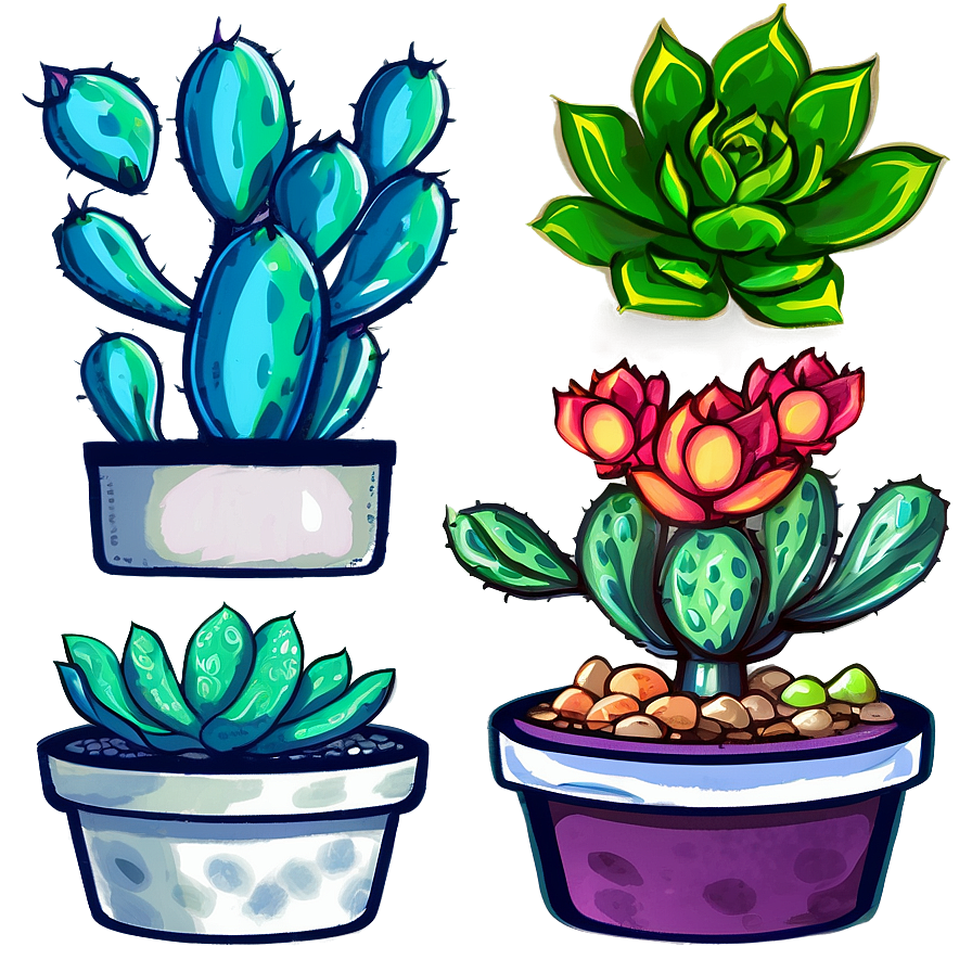 Blooming Succulent Png 65