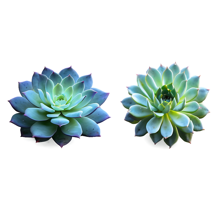 Blooming Succulents Variety Png Yhk72