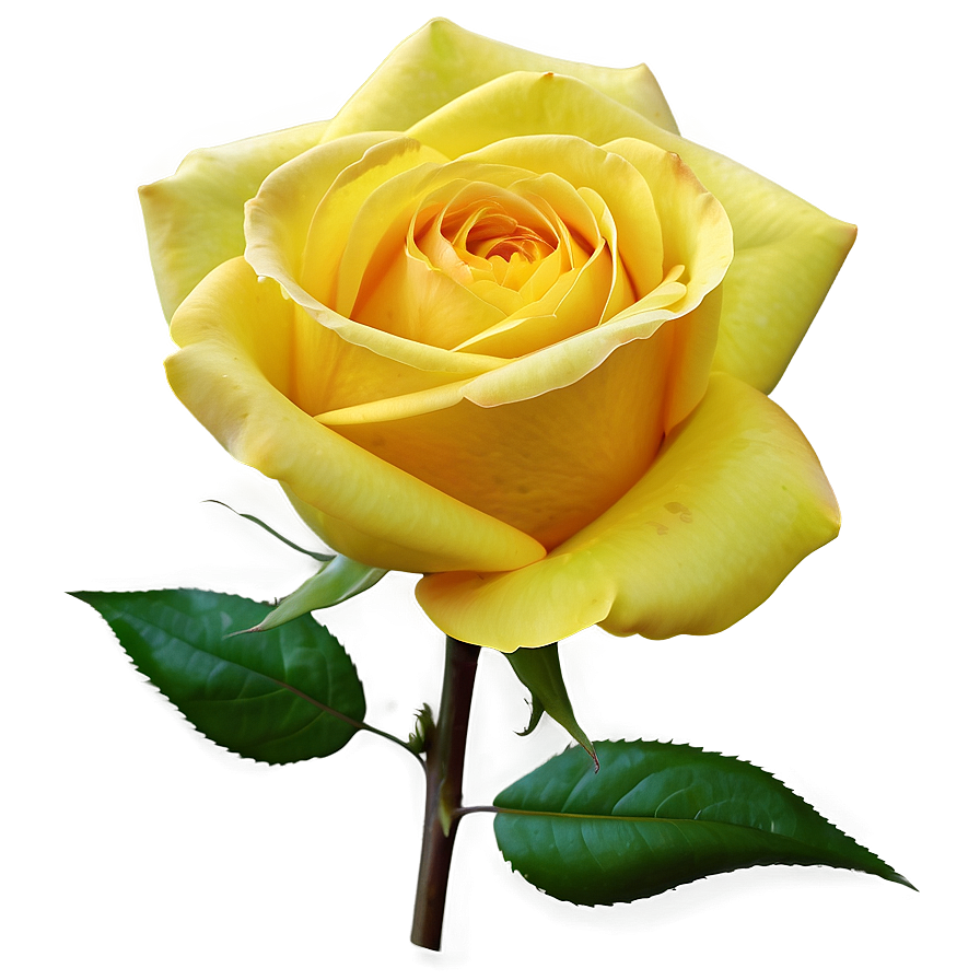 Blooming Yellow Rose Png 97