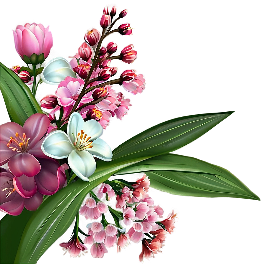 Blossom Bouquet Png 19