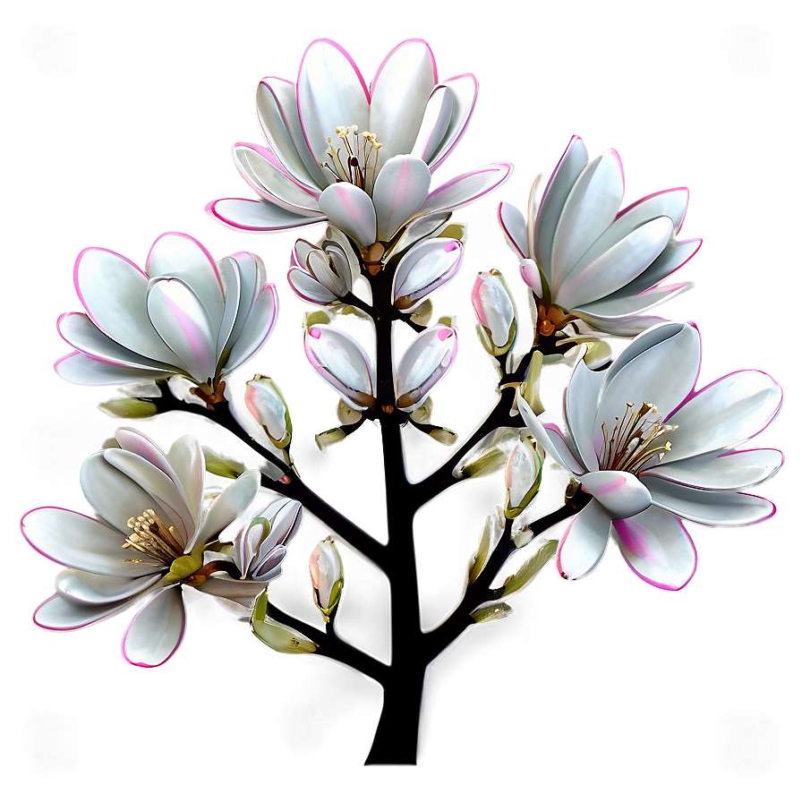 Blossoming Magnolia Tree Png Wuy36