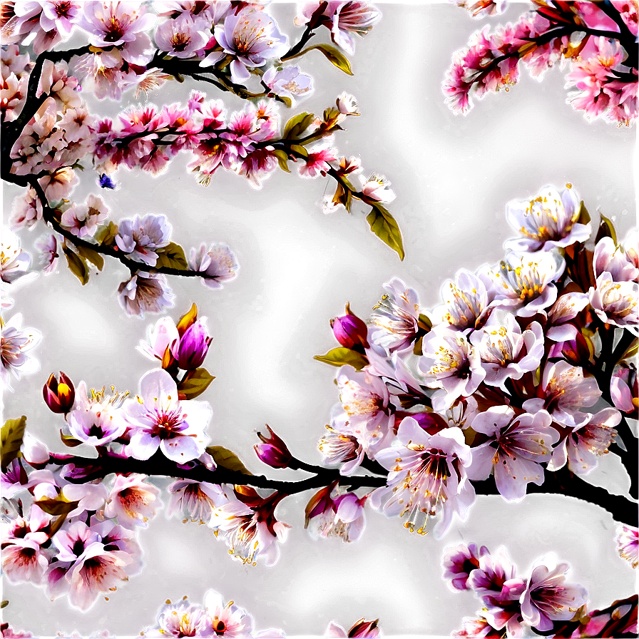 Blossoming Tree Branches Png 73