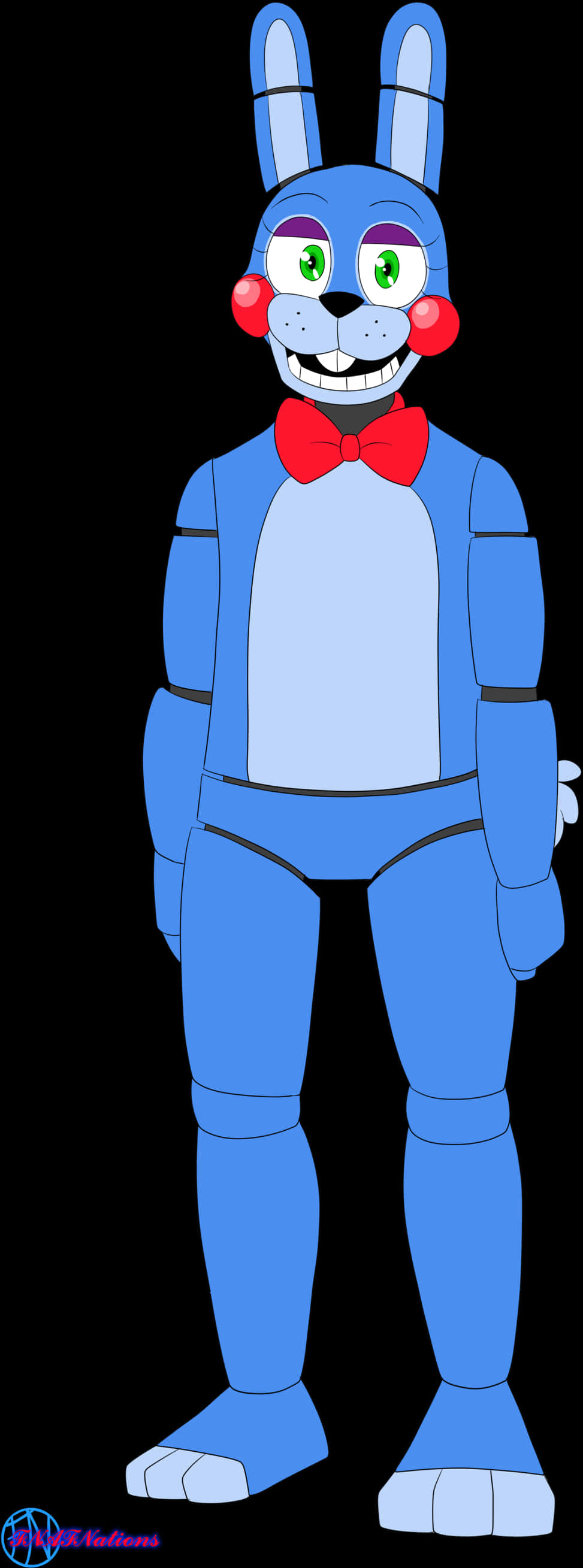 Blue_ Animatronic_ Rabbit_ Character