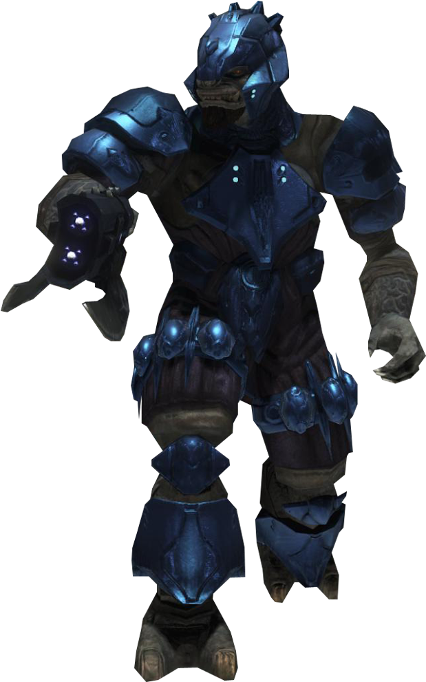 Blue_ Armored_ Game_ Character